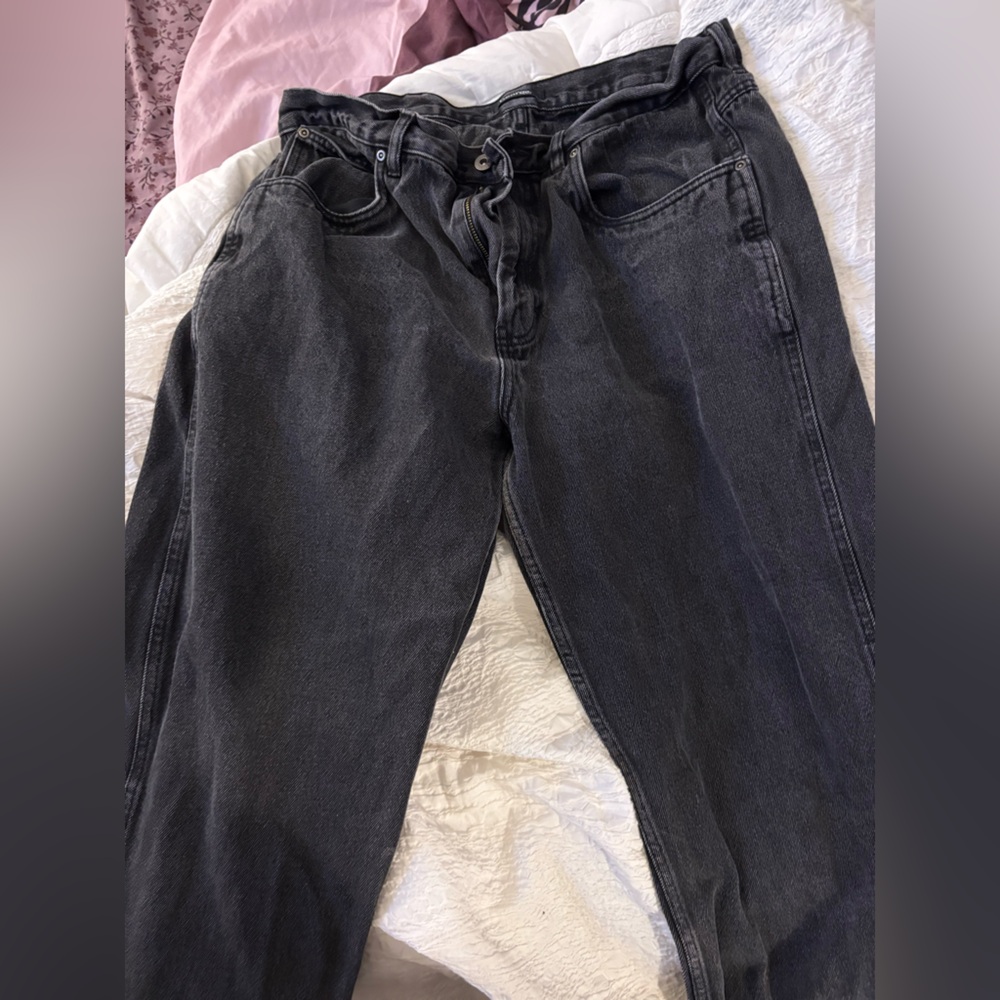 George Men's Dark Gray Relaxed Jeans